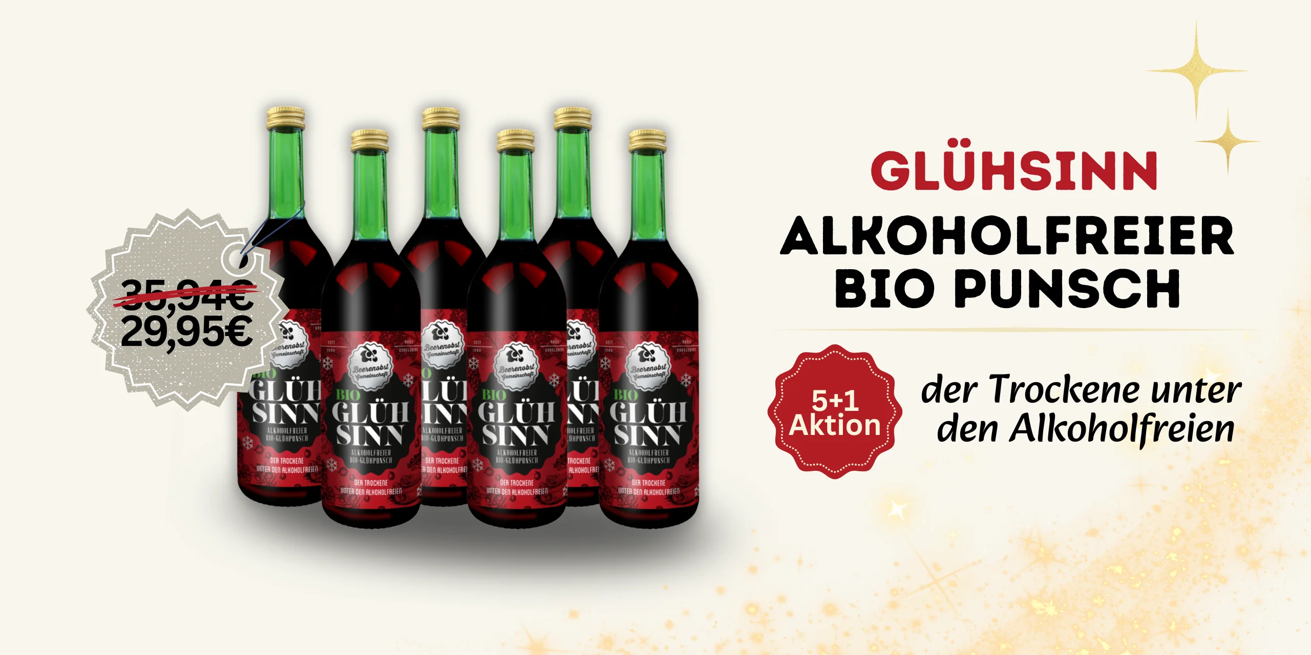 GlühSinn alkoholfreier Bio-Punsch